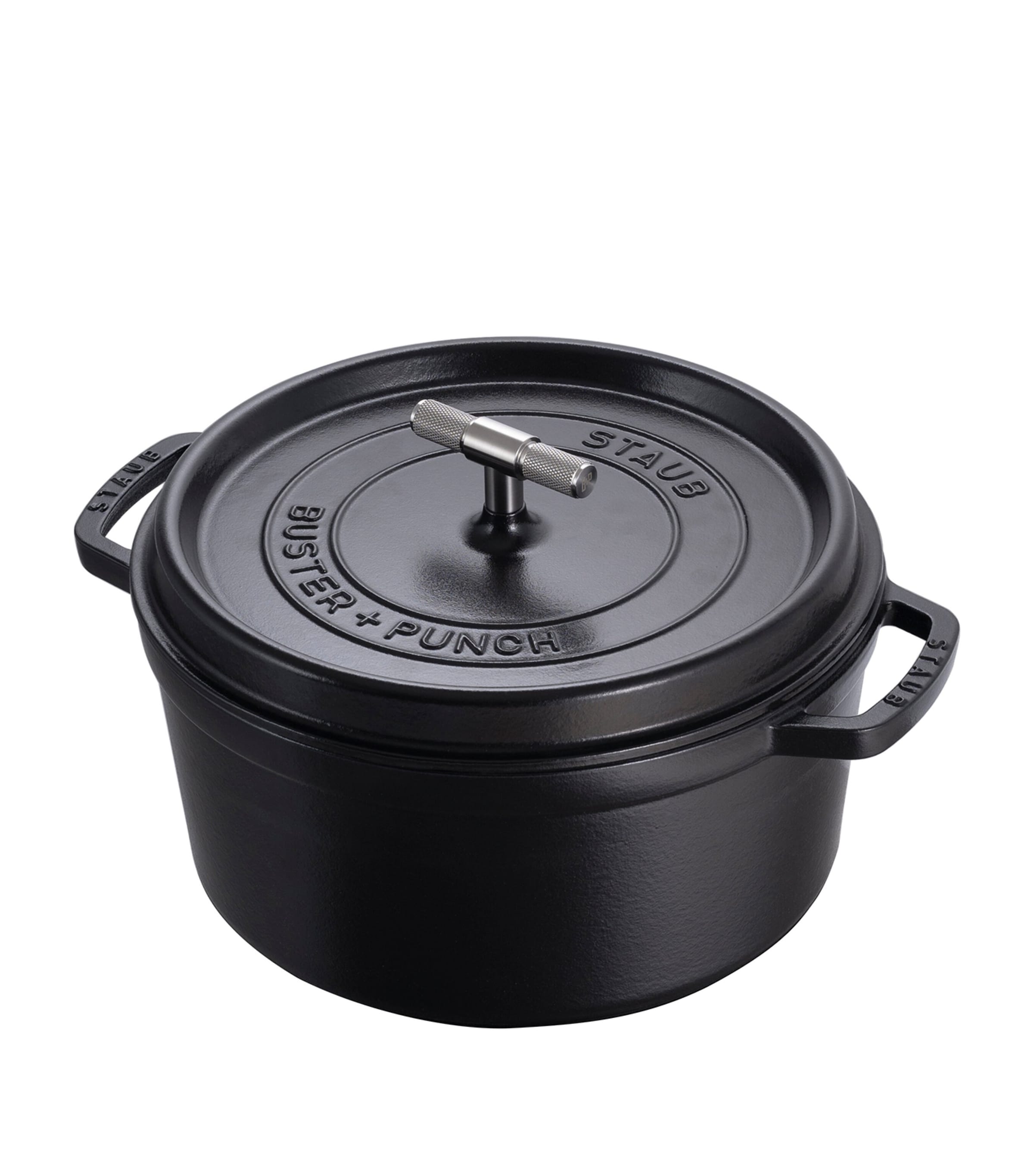 Staub x Buster + Punch Cocotte with Steel Knob (28cm)