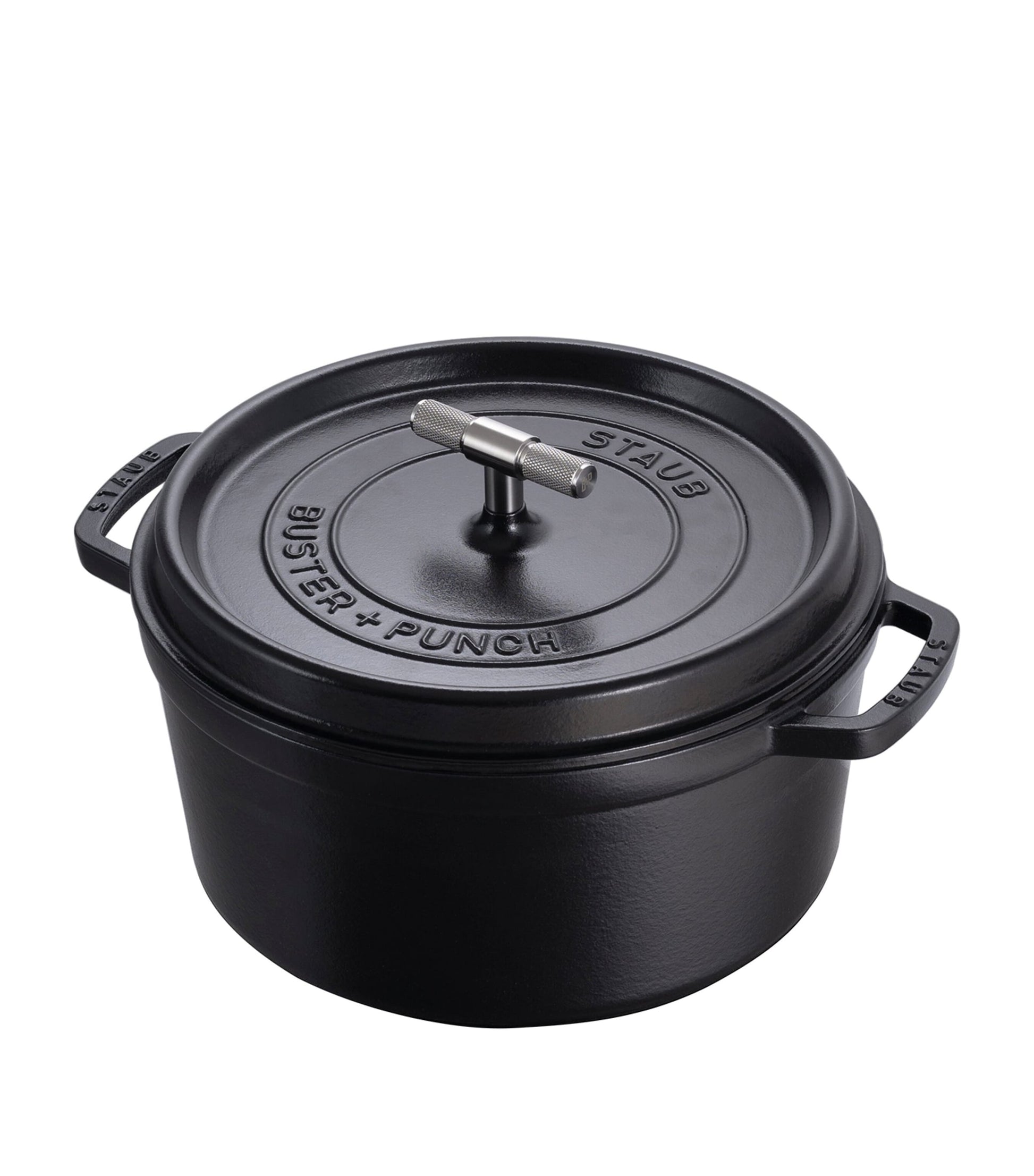 Staub x Buster + Punch Cocotte with Steel Knob (28cm)