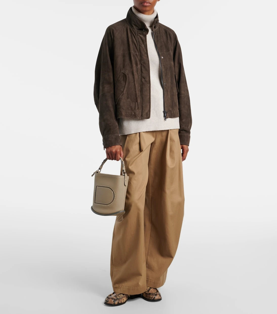 Delvaux - Pin Surpiqué Mini leather shoulder bag
