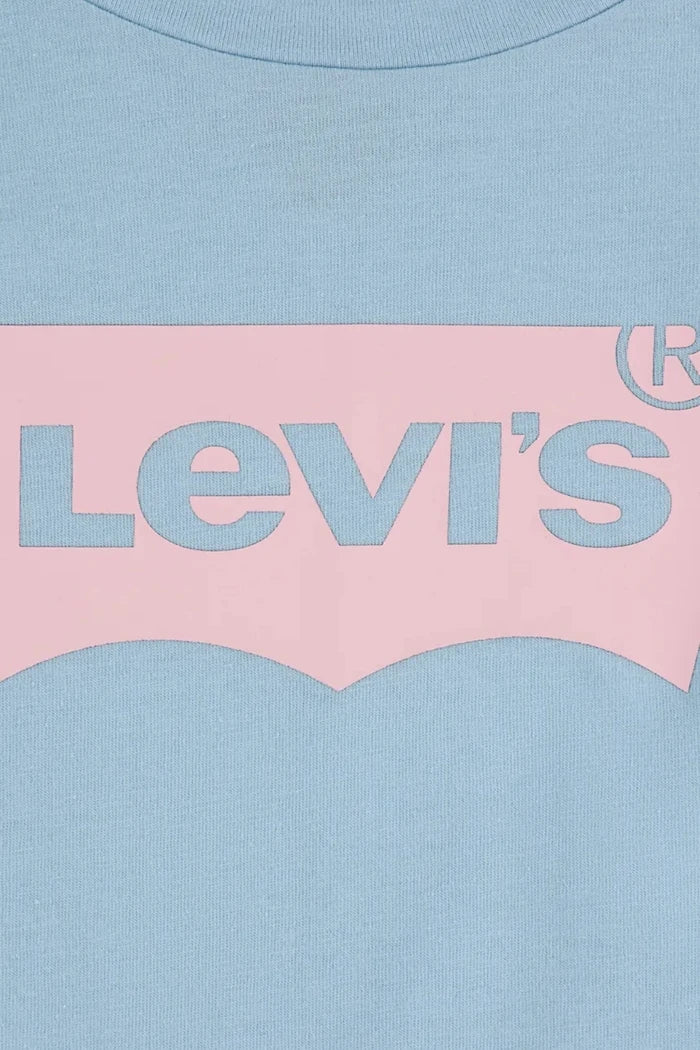 Levi's çocuk pamuklu uzun kollu bluz BATWING TEE