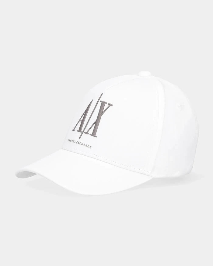 Памучна шапка с козирка Armani Exchange