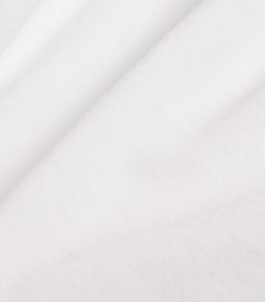 White Pima Cotton V-Neck T-Shirt