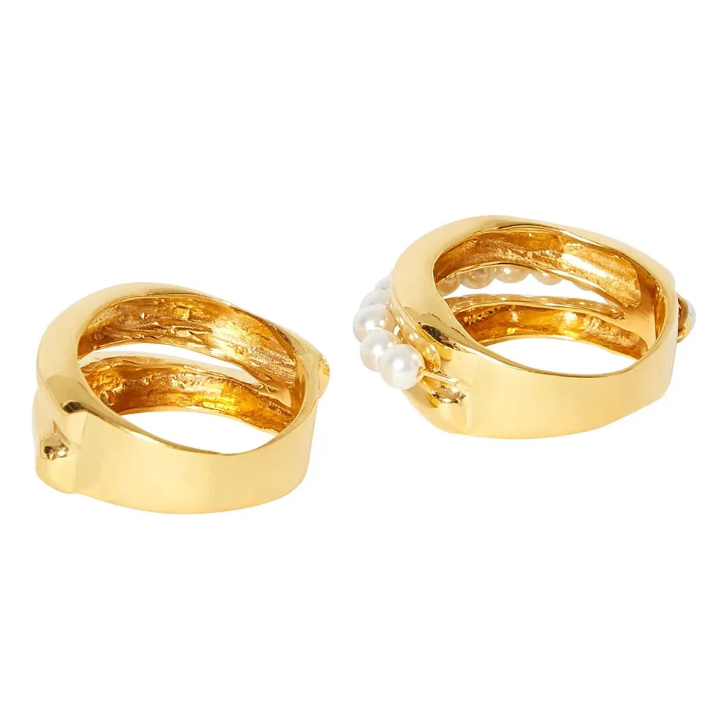 Misho - Bora Bora Layering Rings | Gold