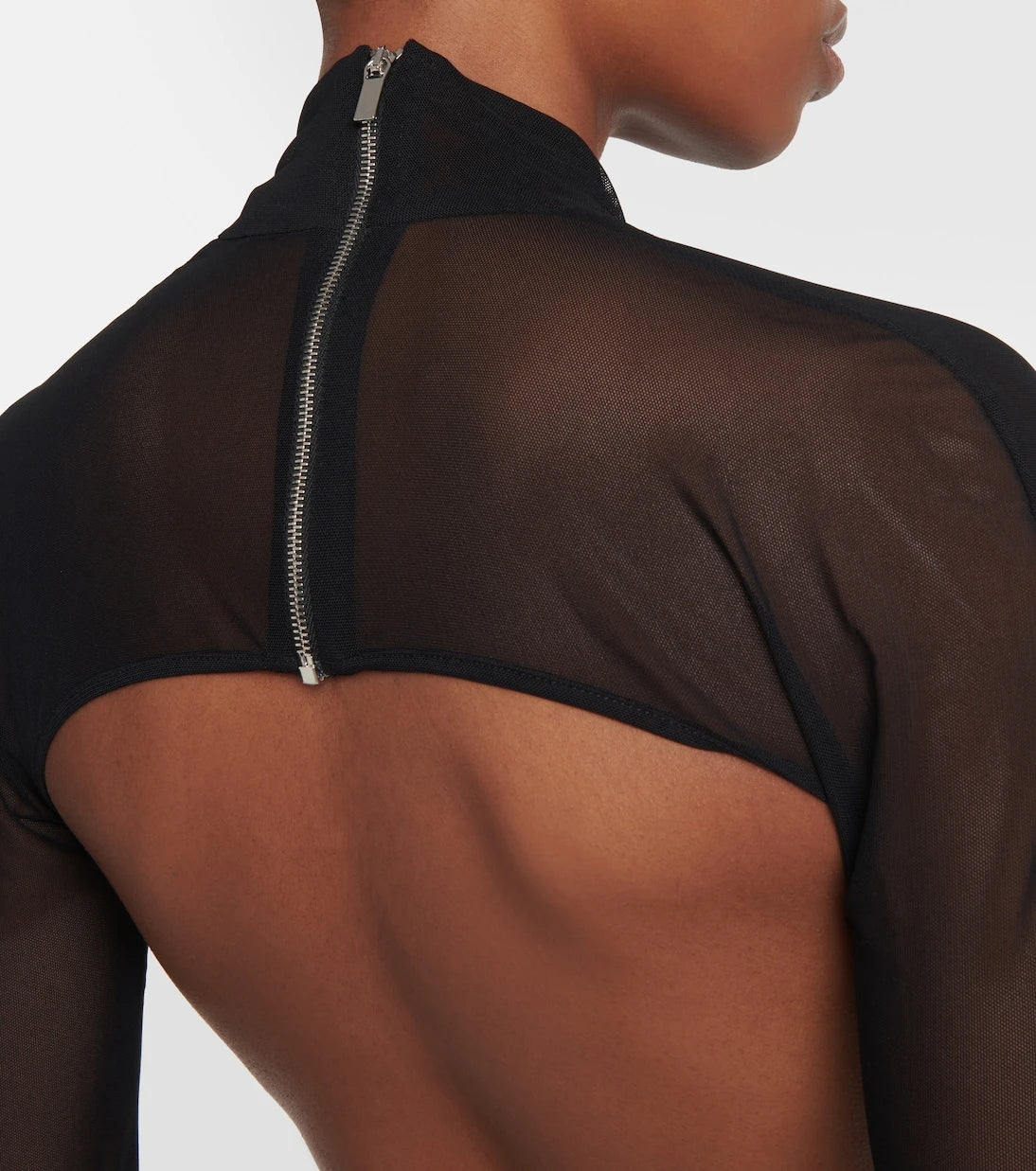 David Koma - Cutout mesh bodysuit