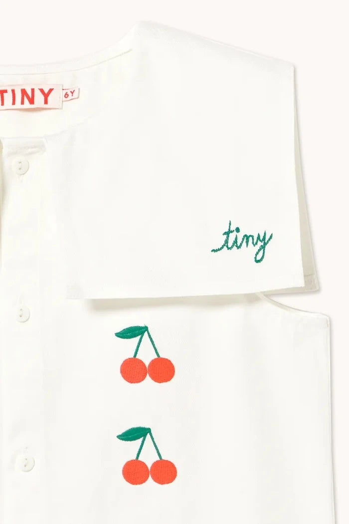 Tinycottons MINI CHERRIES TWILL Çocuk Pamuk Elbise