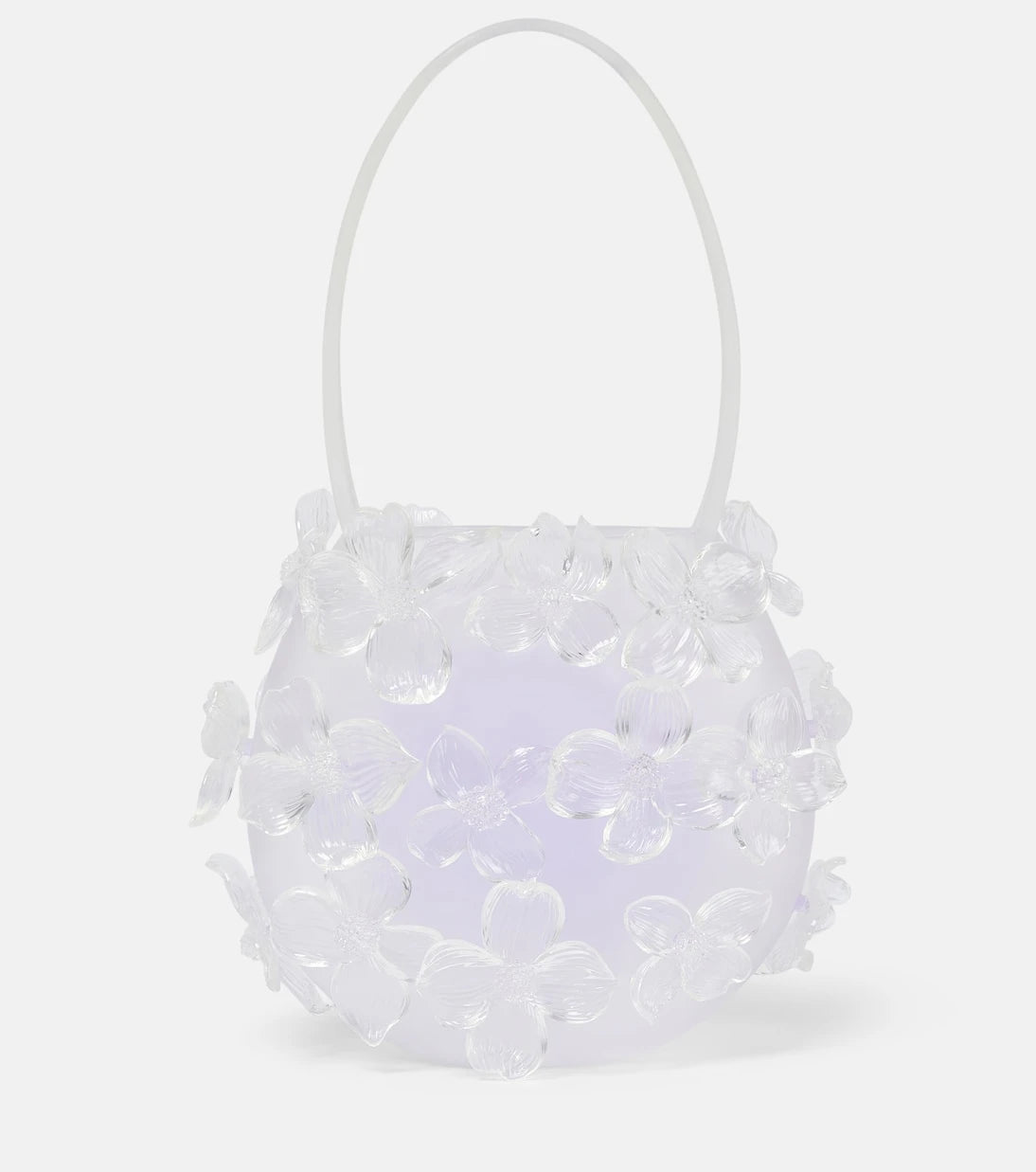Susan Fang - Floral-appliqué TPU shoulder bag