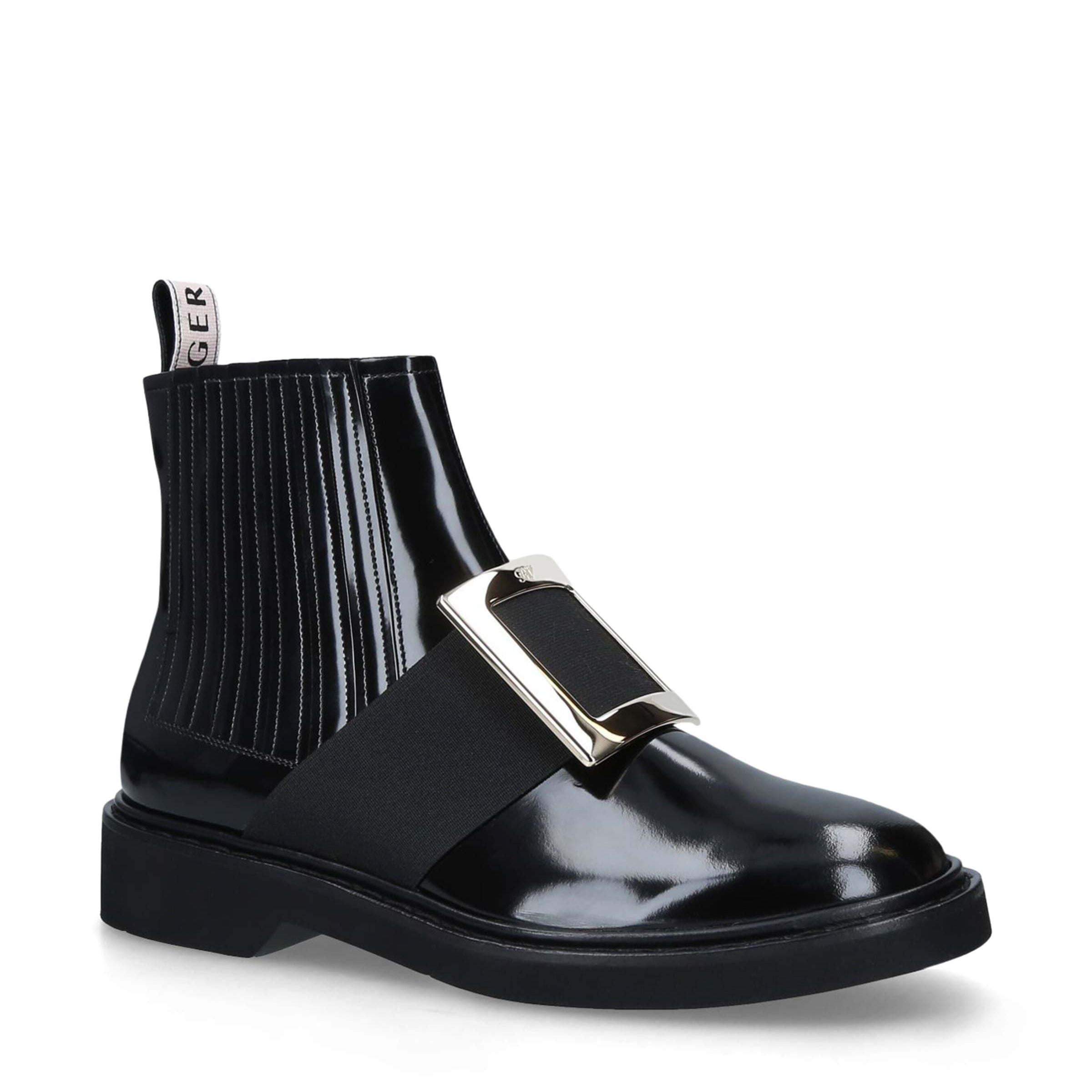 Roger Vivier Black Rangers Chelsea Boots