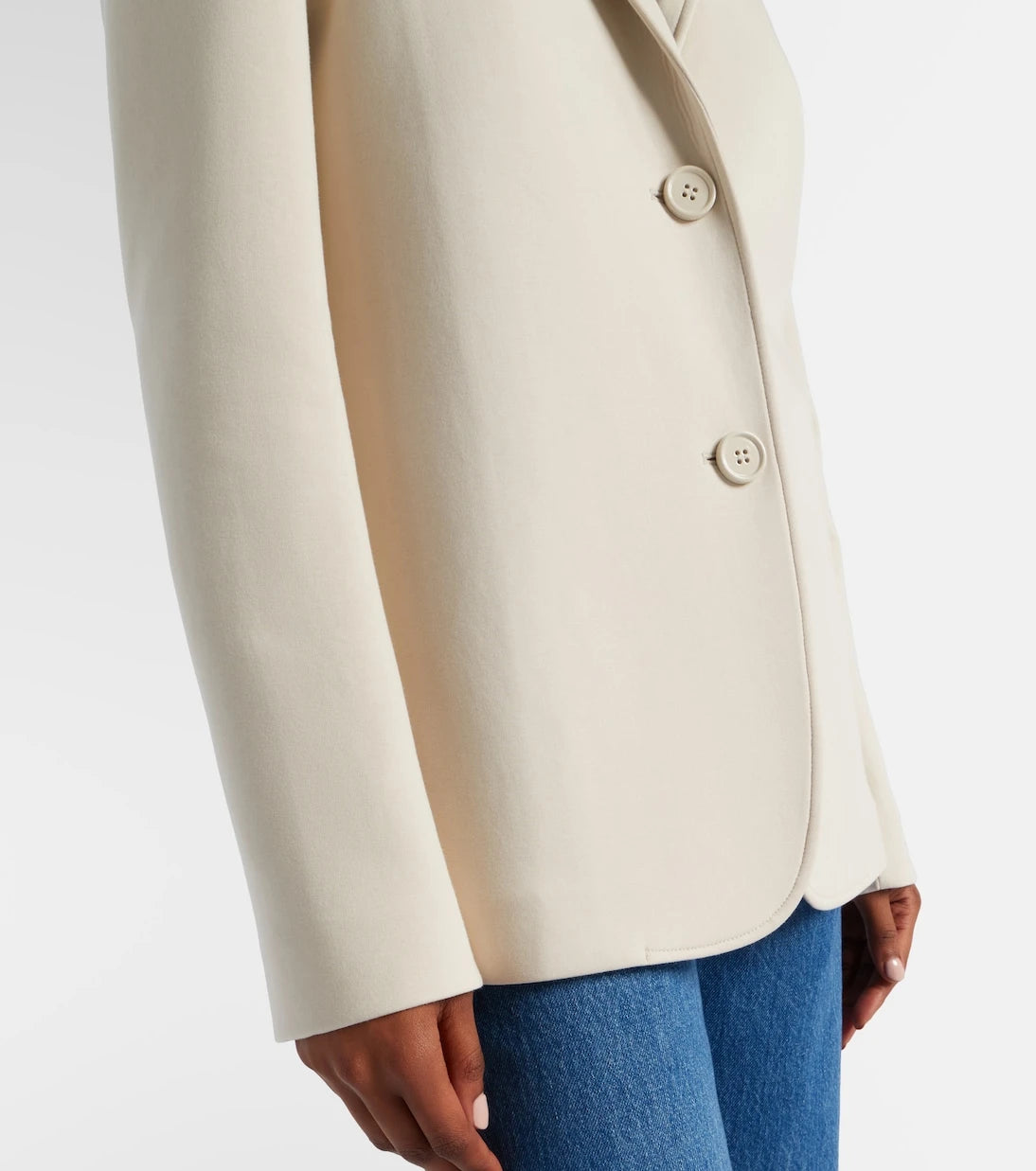 'S Max Mara - بليزر ماتولو من القطن المخلوط الجيرسيه