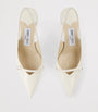 Jimmy Choo Amita 85 Leather Slingback Pumps