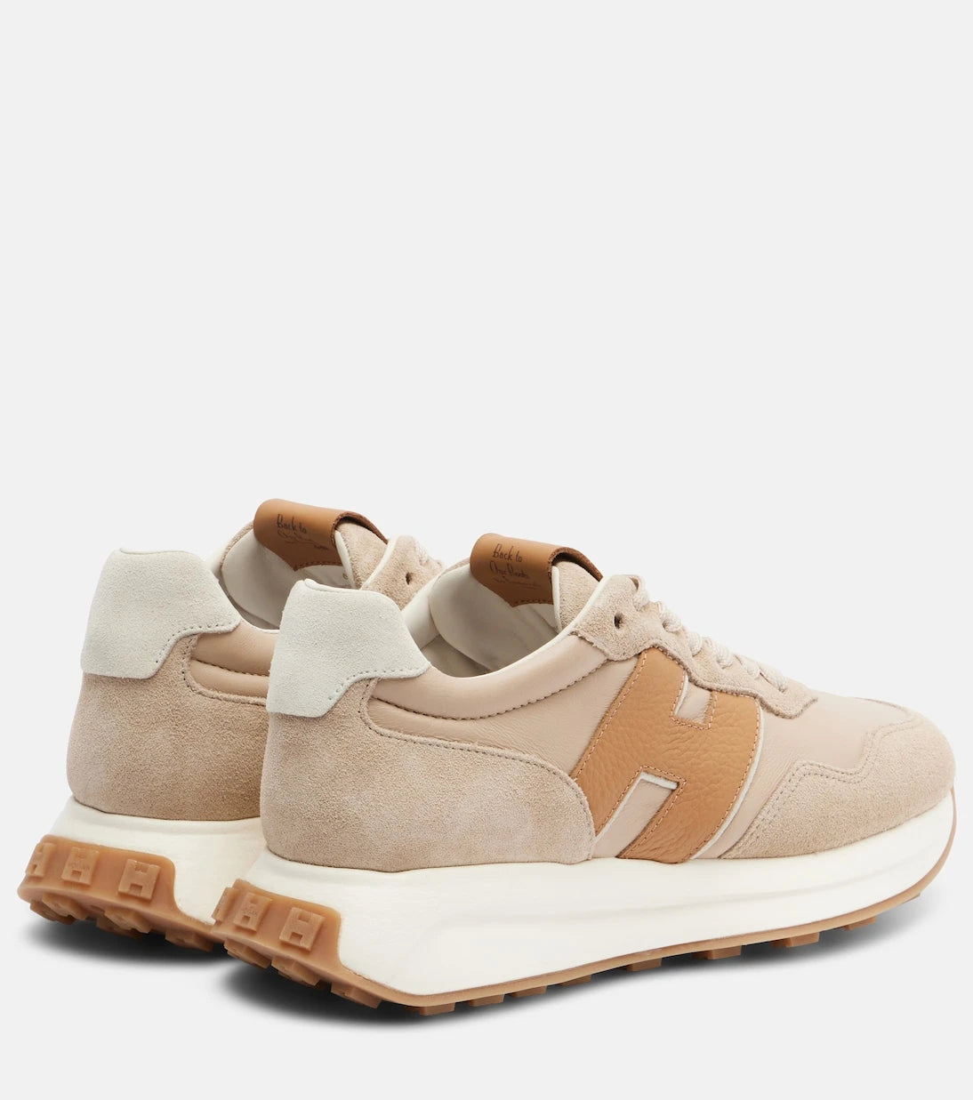 Hogan - H641 leather and suede sneakers