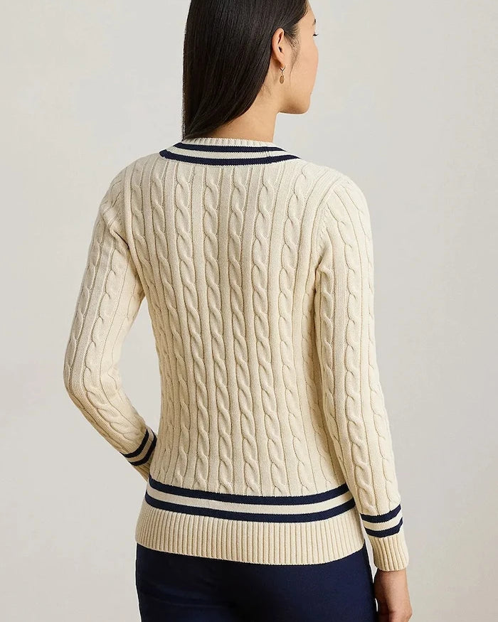 Lauren Ralph Lauren kadın pamuklu kazak