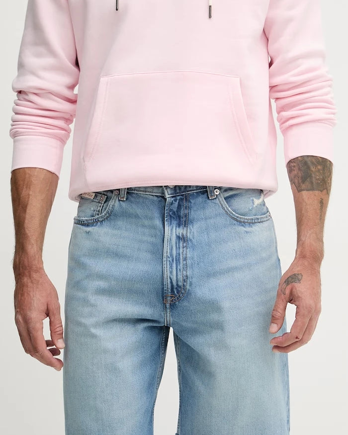 Calvin Klein Jeans къс панталон мъжки от деним
