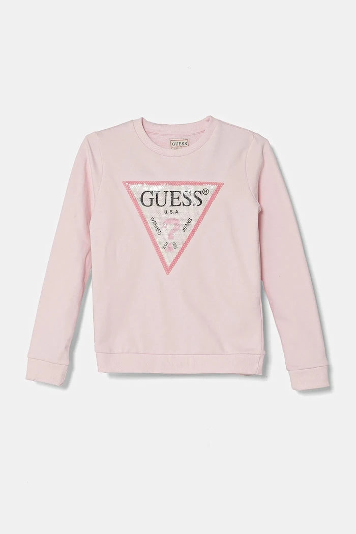 Çocuk Pamuklu Sweatshirt Guess