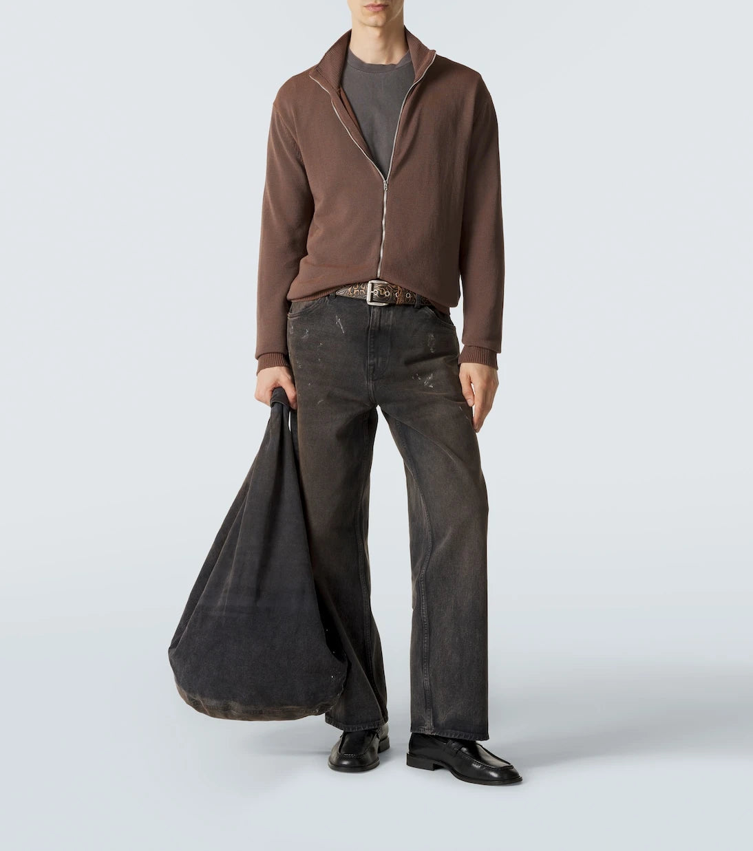 Our Legacy - Float cotton-blend zip-up cardigan