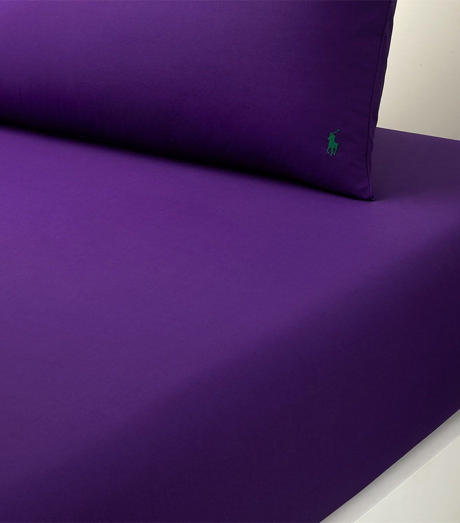 Cotton Polo Player Super King Fitted Sheet (180cm x 200cm)