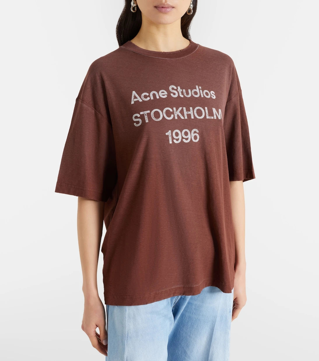 Acne Studios - Logo cotton and hemp jersey T-shirt