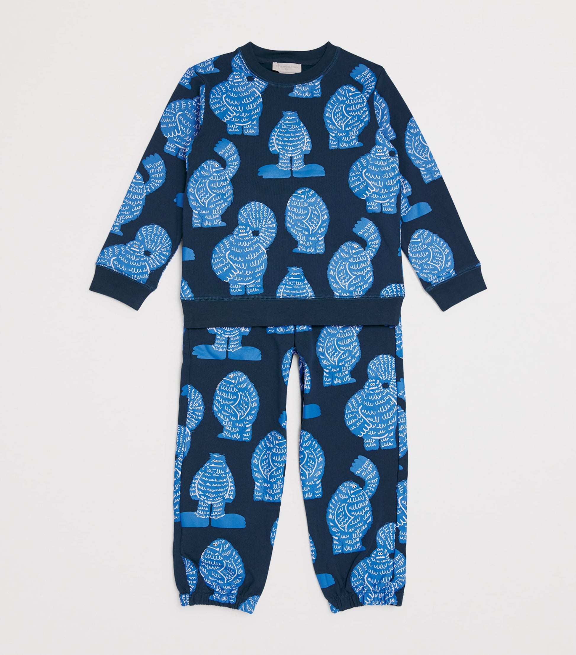 Stella McCartney Kids Cotton Yeti Print Sweatshirt (3-14 Years)