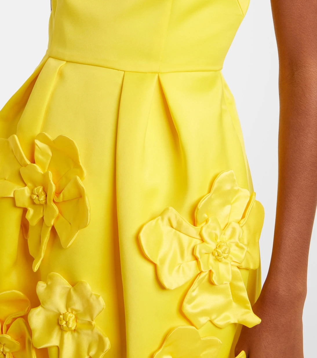 Leo Lin - Piper floral-appliqué minidress