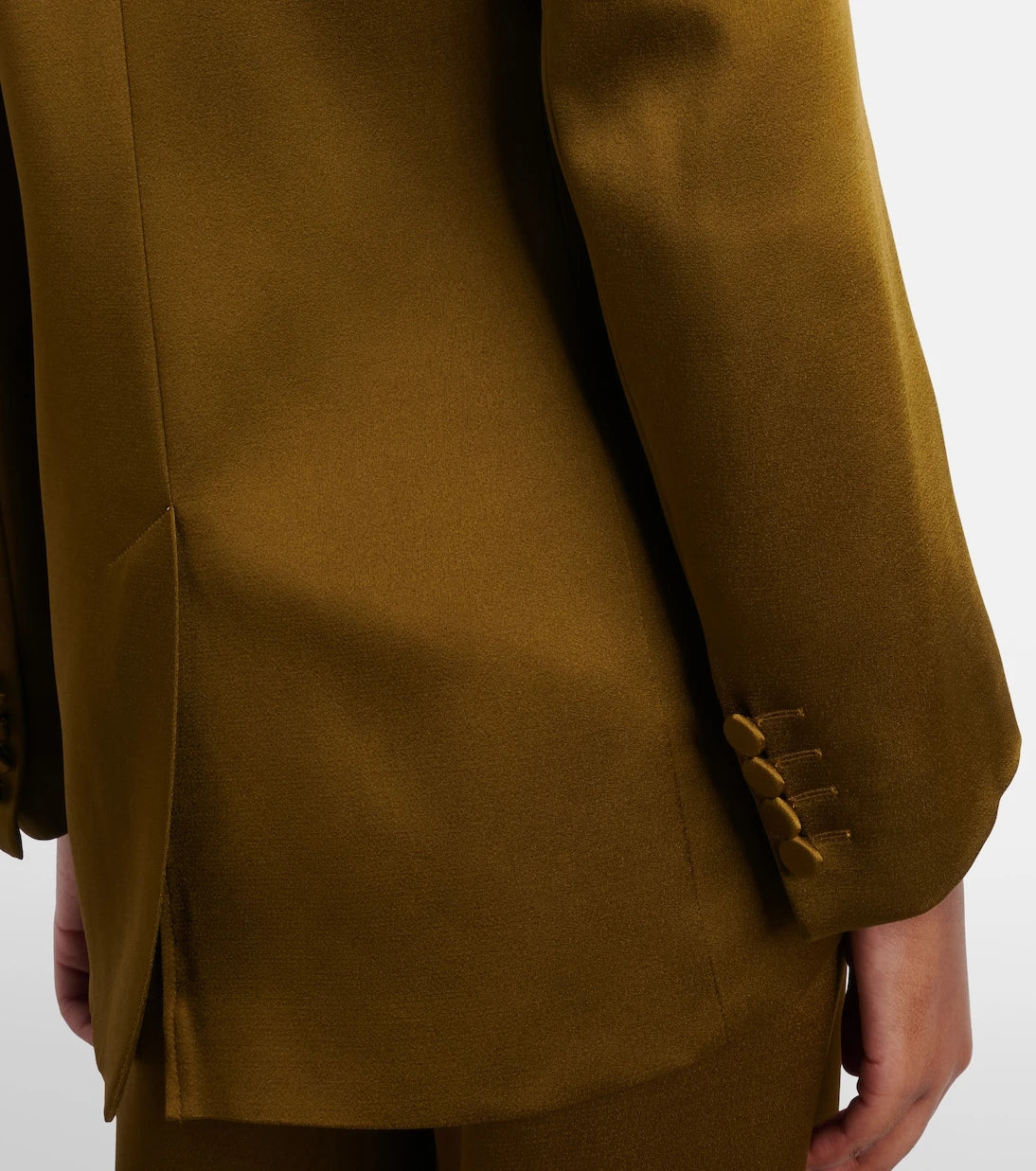Max Mara - Crêpe satin blazer