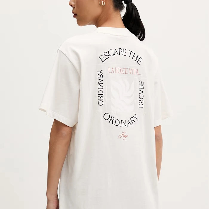 HUGO тениска дамска от памук Vintage Tee_25