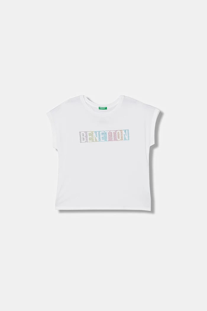 United Colors of Benetton çocuk pamuklu tişört