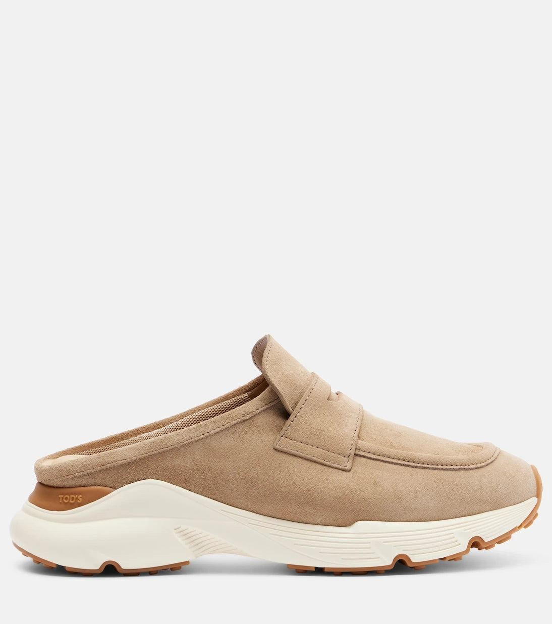 Tod's - Runner suede mules