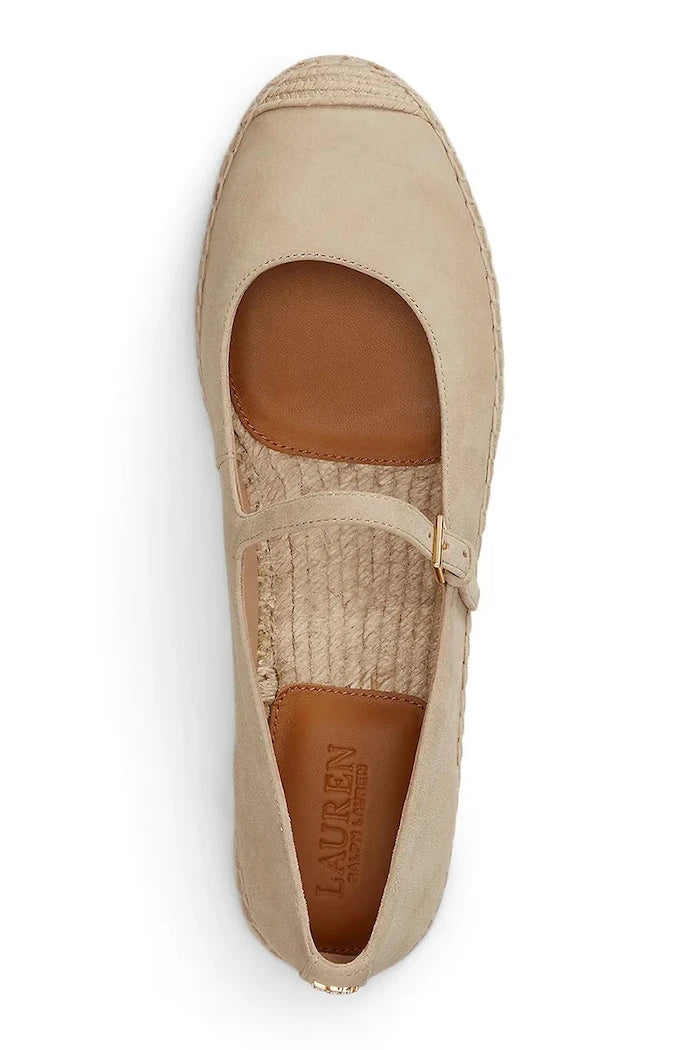 Lauren Ralph Lauren kadın süet espadril Luize Mj