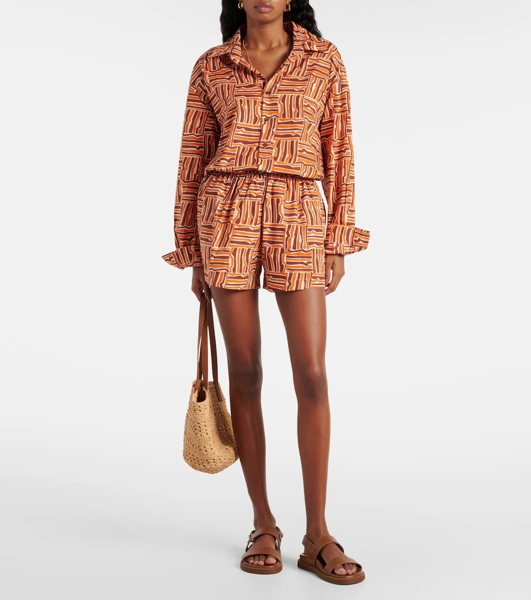 Faithfull - Striped cotton poplin shirt