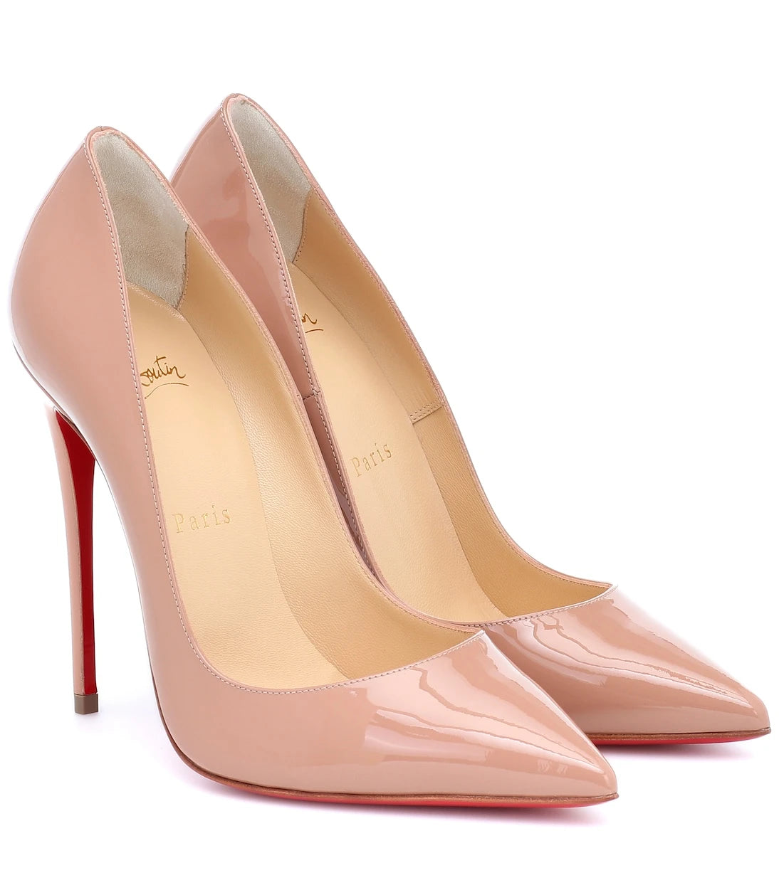Christian Louboutin - حذاء So Kate 120 بكعب عالٍ من الجلد اللامع