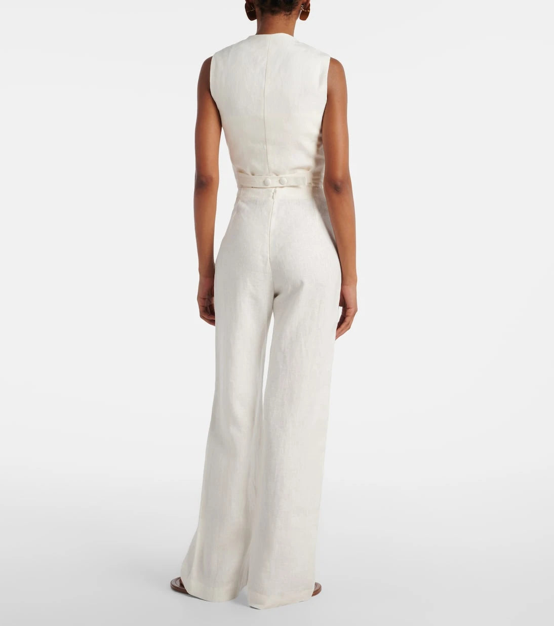 Faithfull - Ilride high-rise linen wide-leg pants