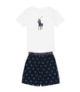 Ralph Lauren Kids Cotton T-Shirt and Shorts Pyjama Set (5-7 Years)