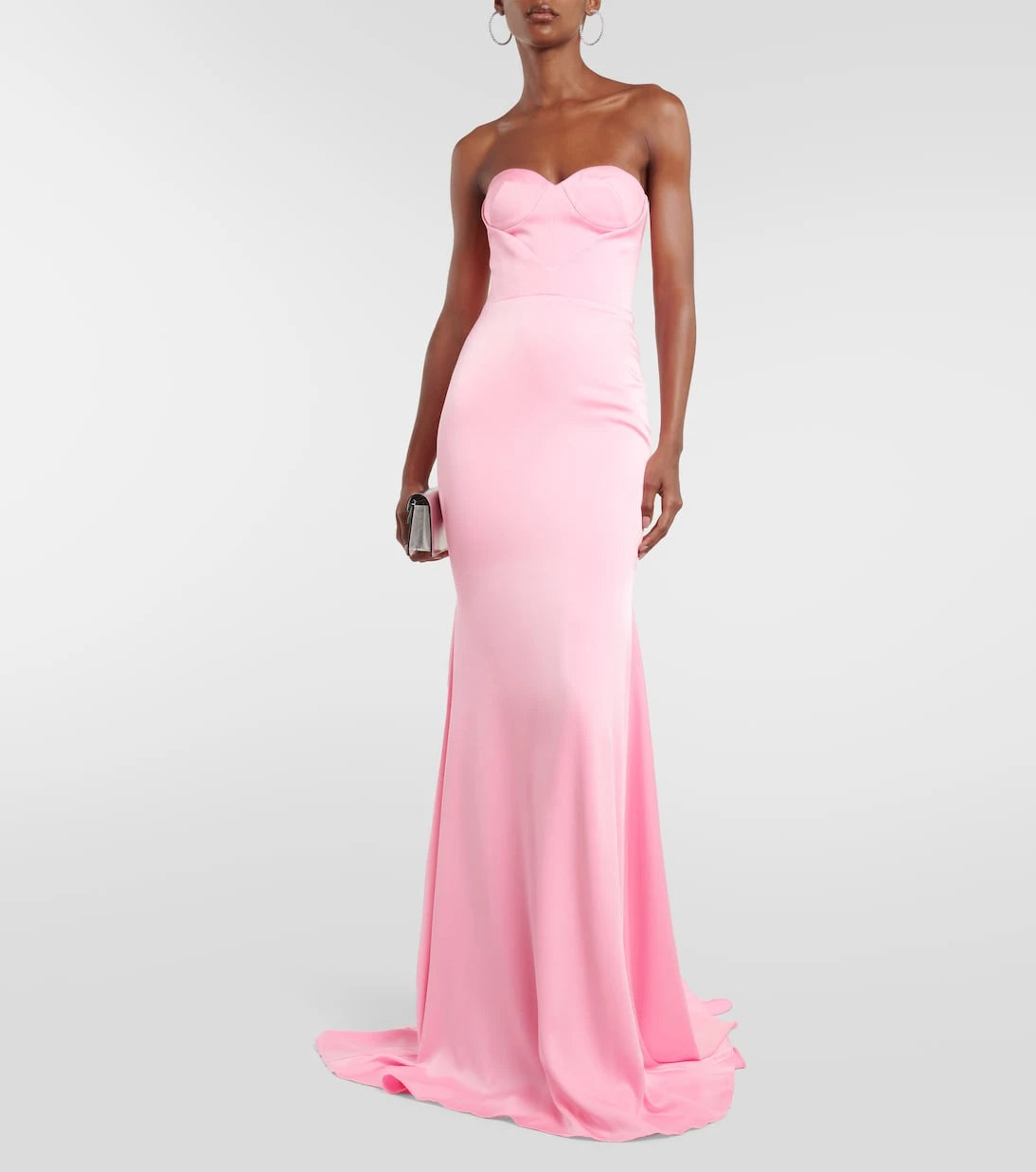 Alex Perry - Barkley strapless satin crêpe gown