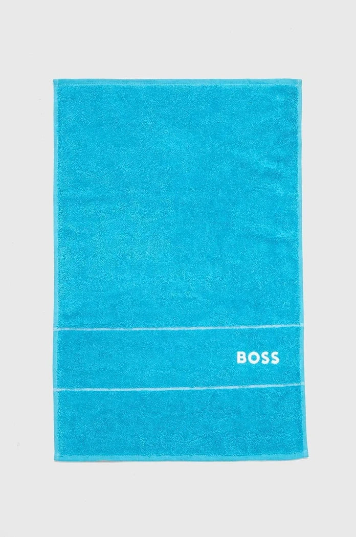BOSS Plain River Blue Küçük Pamuklu Havlu 40 x 60 cm