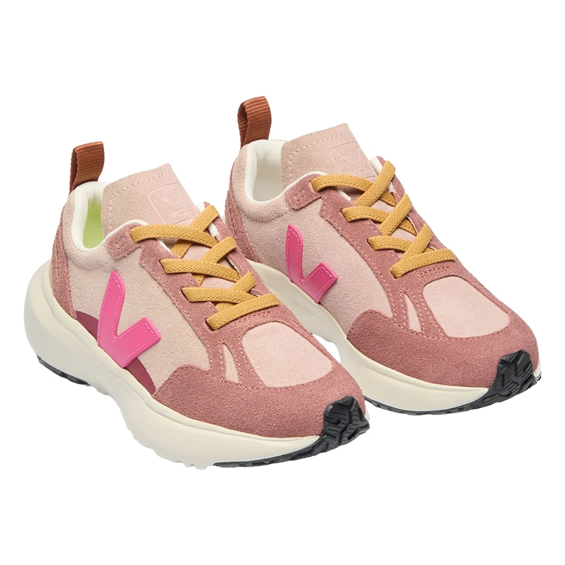 Veja - Canary Light Suede Lace-up Sneakers | Pink