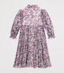 Dolce & Gabbana Kids Silk Crepe Violet Print Dress (8-12+ Years)