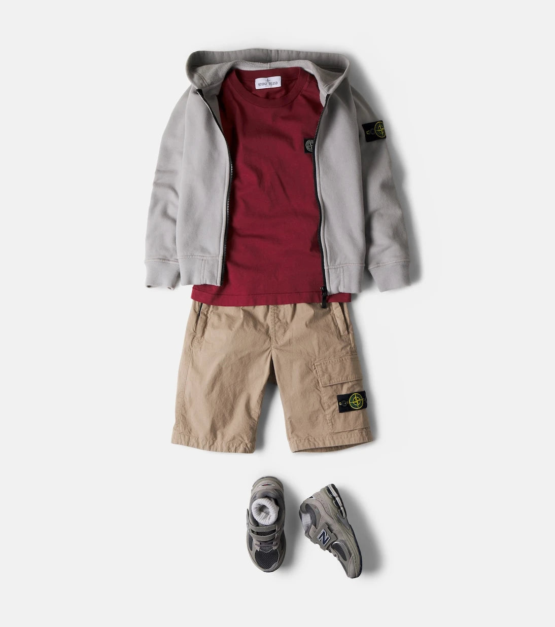 Stone Island Junior - Compass cotton jersey T-shirt