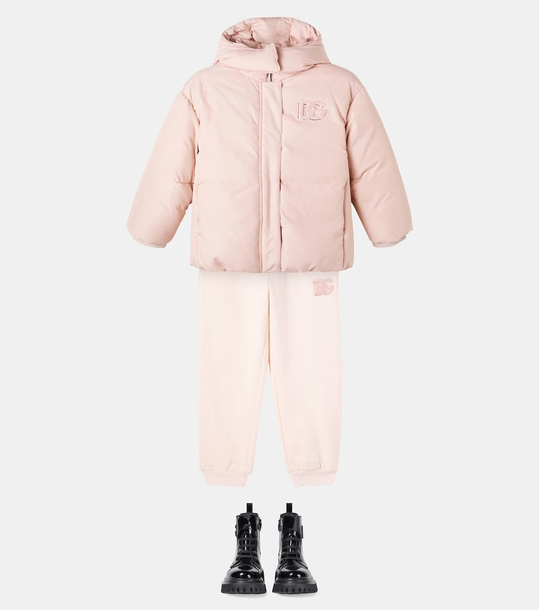 Dolce&Gabbana Kids - DG sequined down jacket