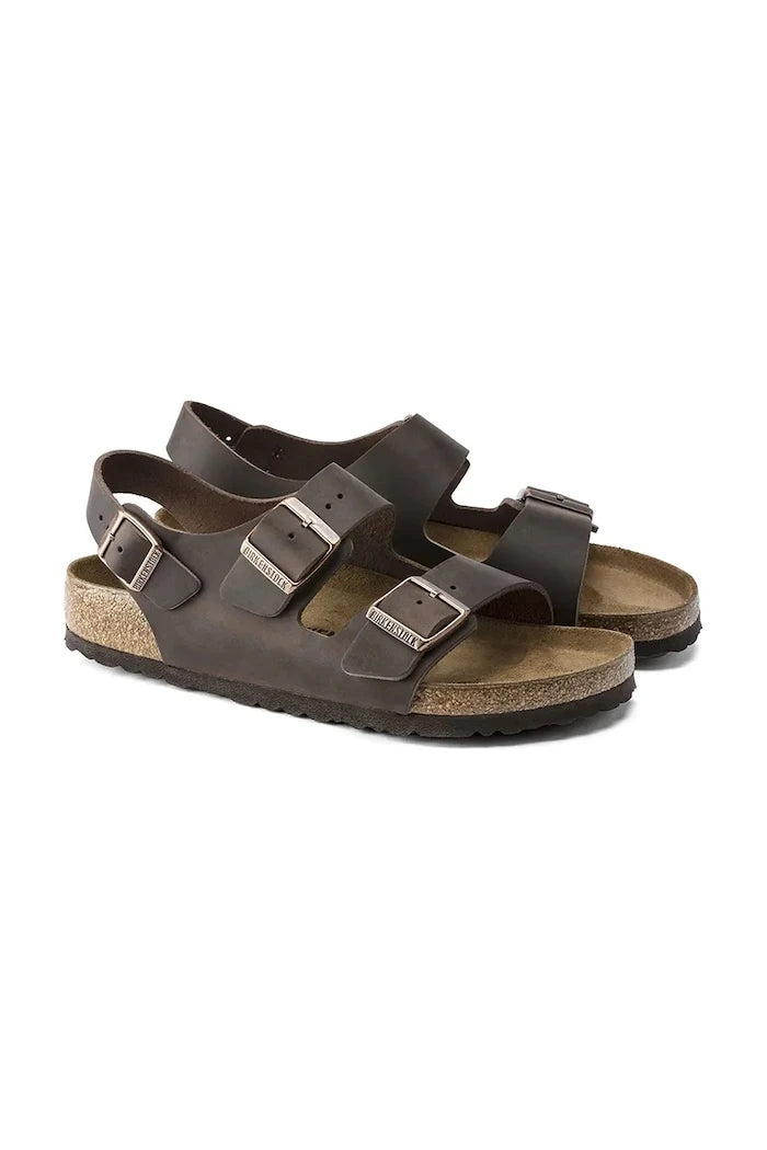 Кожени сандали Birkenstock Milano