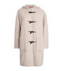 MAX&Co. White Wool-Blend Duffle Coat