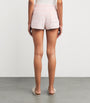 Pink Terry Stripe Shorts