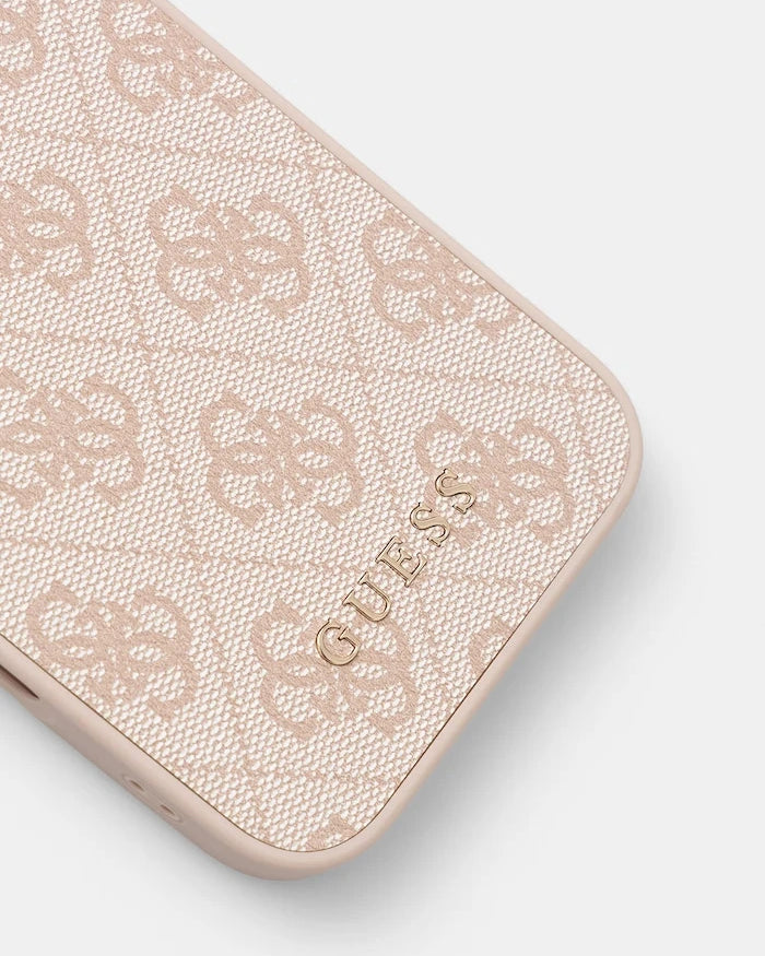Guess iPhone 17 Pro Max için suni deri telefon kılıfı