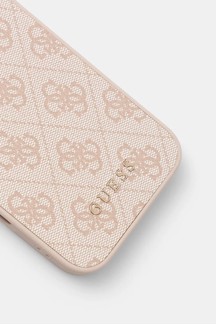 Guess iPhone 17 Pro Max için suni deri telefon kılıfı