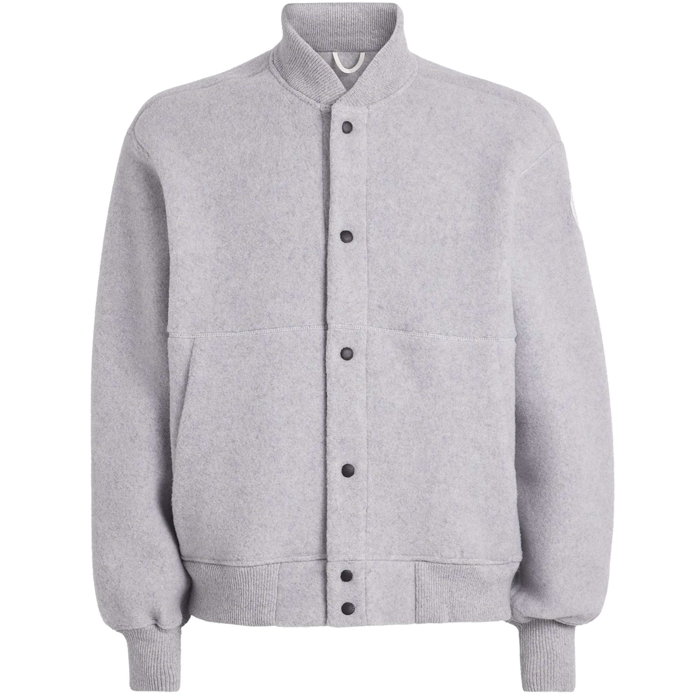 Wool-Blend Hudson Bomber Jacket