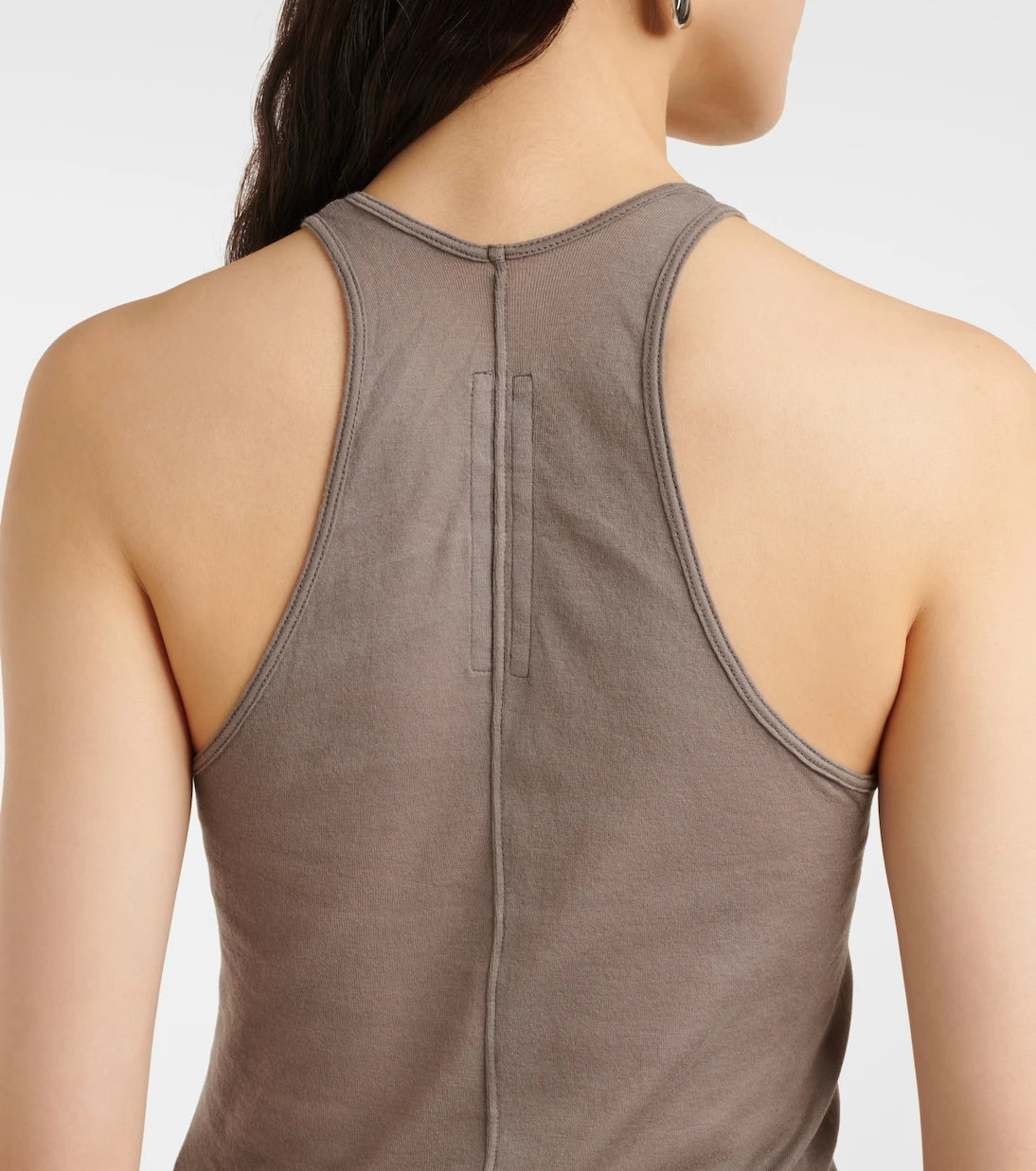 Rick Owens - Ribbed-knit cotton tank top