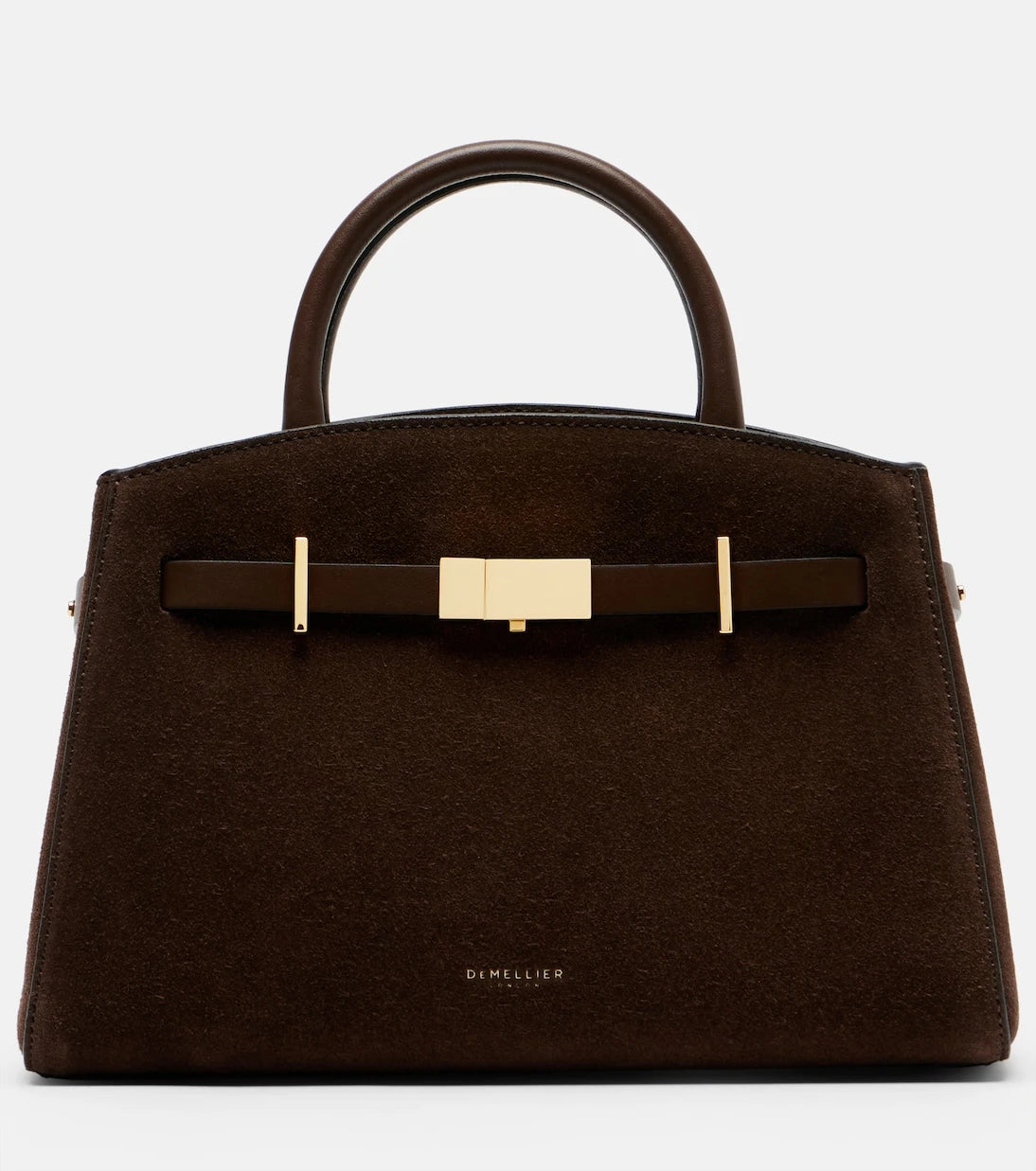 DeMellier - Hudson Small suede top-handle bag
