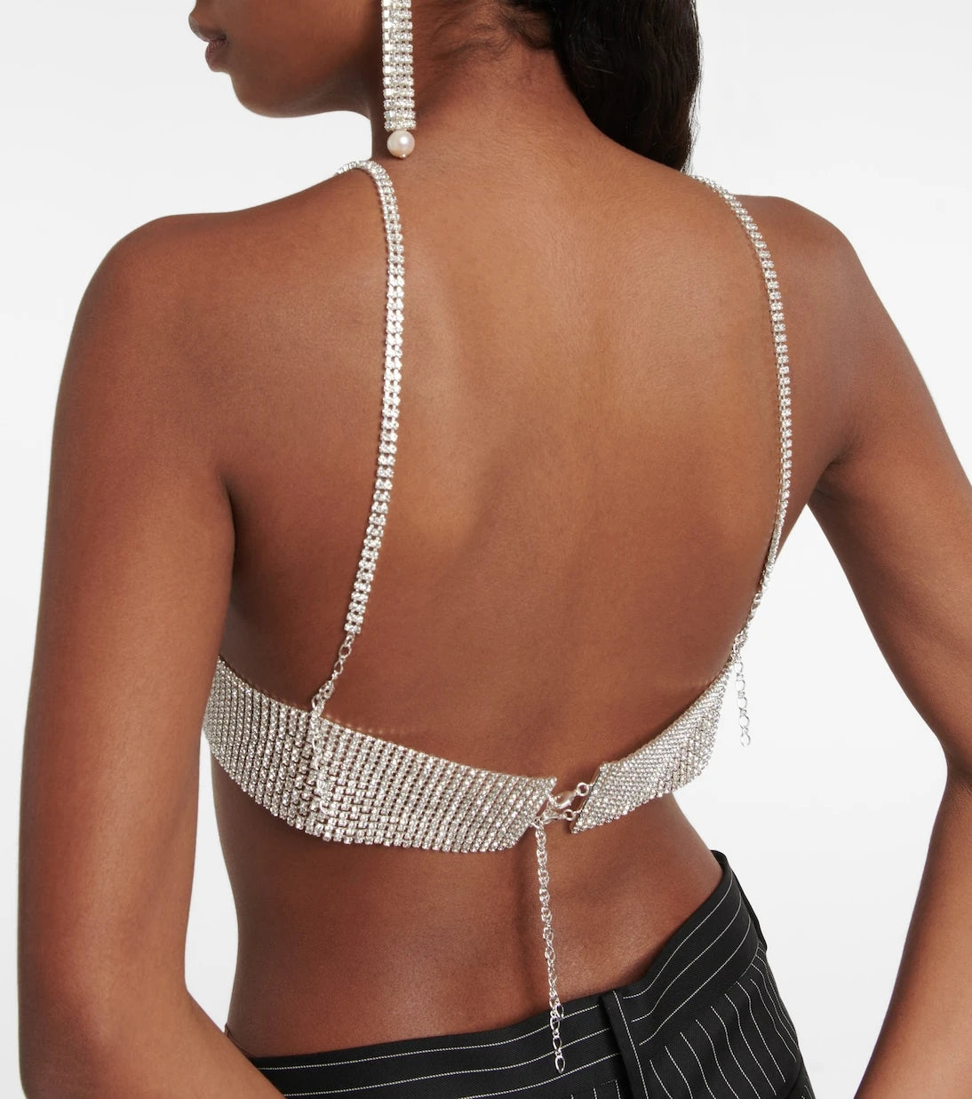 Magda Butrym - Bandeau crystal jewelry top