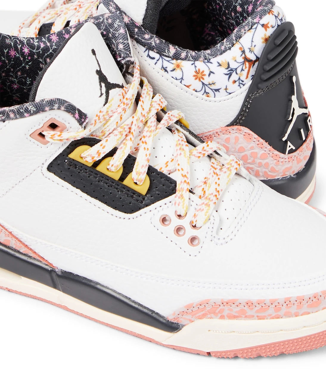 Nike Kids - Air Jordan 3 leather sneakers