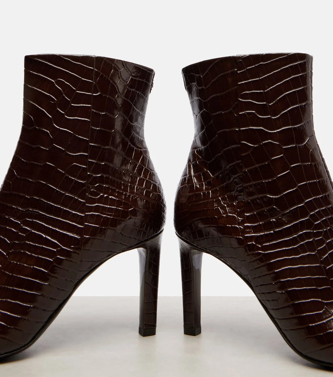 Jimmy Choo - جزمة الكاحل Frankie 85 الجلدية