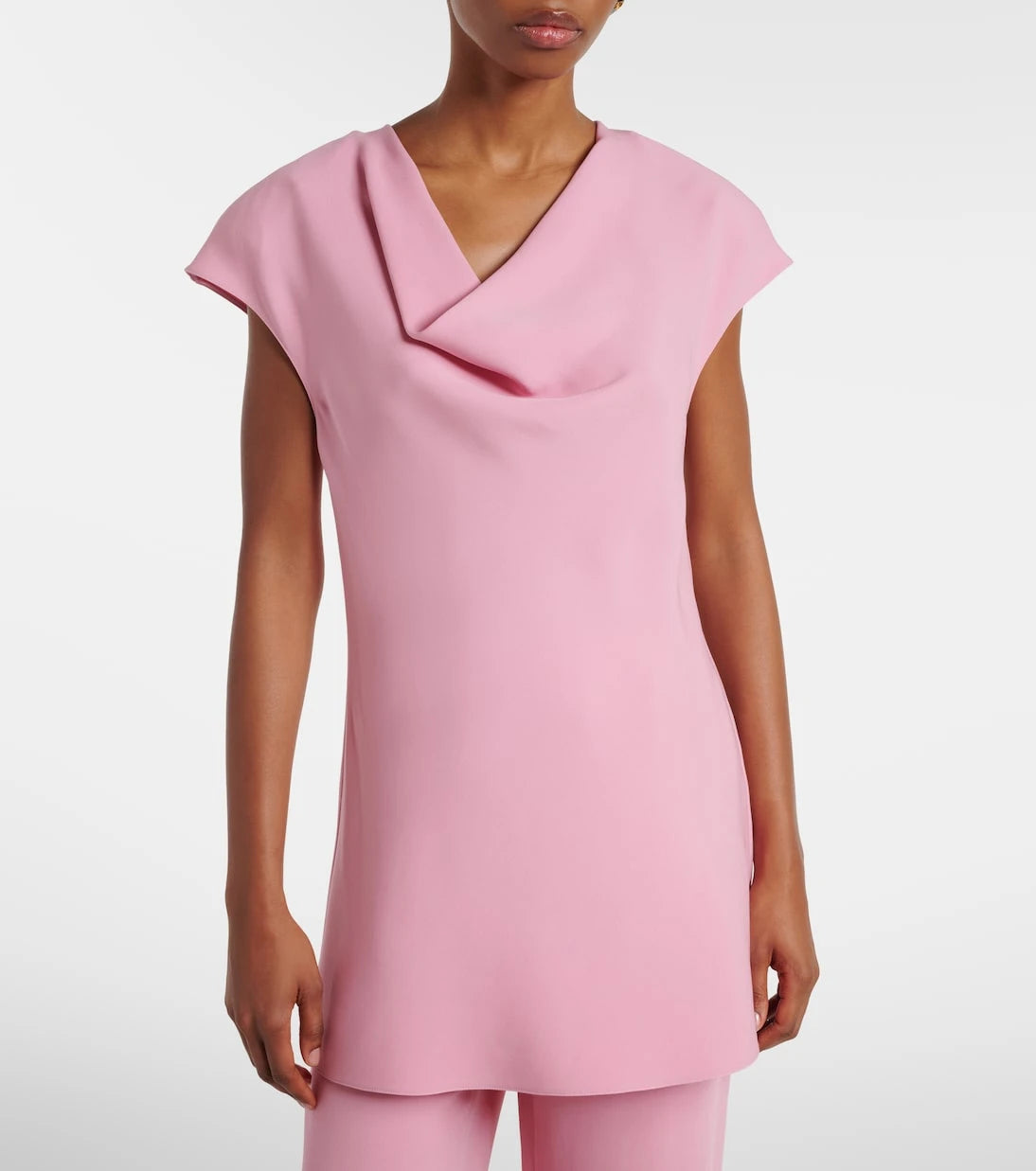 Valentino - Cady Couture draped top