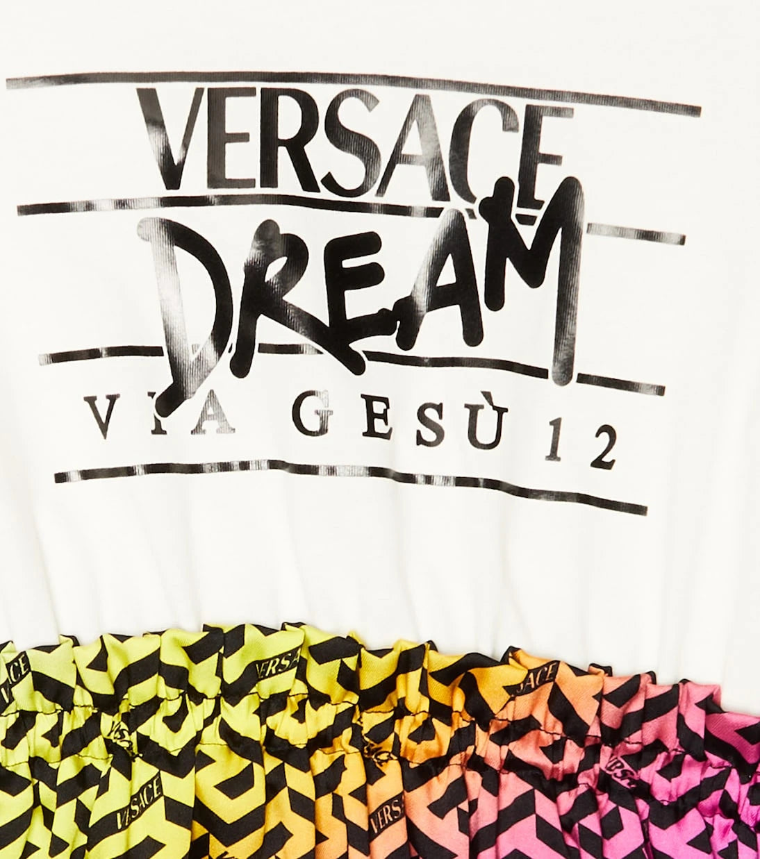 Versace Kids - Printed T-shirt dress